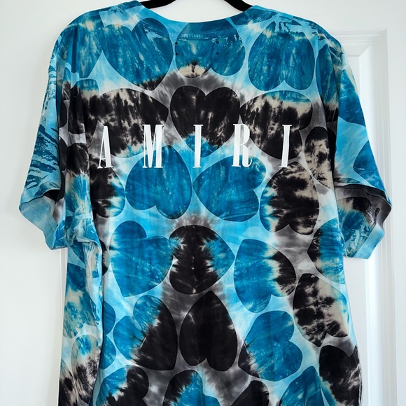 100% AUTHENTIC 
Amiri hearts tie dye oversized T-shirt - Picture 2 of 4